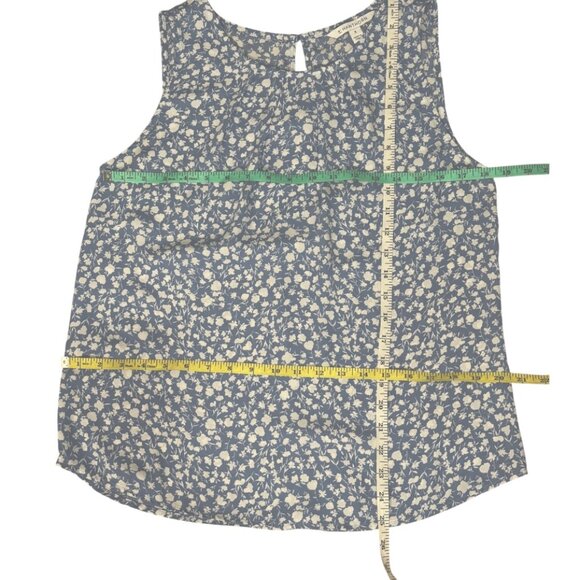 41 Hawthorn Lexie Sleeveless Pleated Blouse EUC | Medium | Blue - Picture 9 of 9